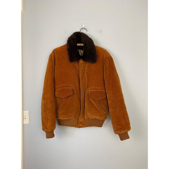 Chess King Other - Vintage Chess King Sherpa Lined Jacket Size 42 (Large), Brown Corduroy Full Zip